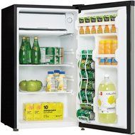 Danby Designer 3.2 cu ft Compact Refrigerator, Spotless /color: Silver/ Model:DCR032C1BSLDD N6