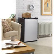 Danby Designer 3.2 cu ft Compact Refrigerator, Spotless /color: Silver/ Model:DCR032C1BSLDD N7