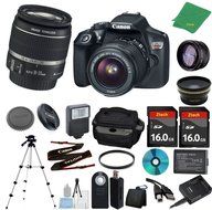 Canon Rebel T6 DSLR Camera with 18-55mm IS + 2pcs 16GB Memory + Case + Card Reader + Tripod + Starter Set + Wide...