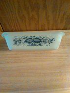 Vintage Glasbake Loaf Pan J522 Made in USA