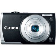 Canon PowerShot A2600 IS 16.0 MP Digital Camera with 5x Optical Zoom and 720p Full HD Video Recording (Black)... N8