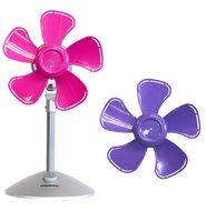 Keystone KSTFF100ABN Flower Fan with Interchangeable Heads, 10-Inch, Blue/Green N3