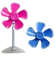 Keystone KSTFF100ABN Flower Fan with Interchangeable Heads, 10-Inch, Blue/Green N4