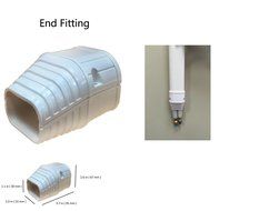 3" 7.5 FT Ductless Mini Split Line Set Cover Kit, Professional Outdoor Cover Kit N5