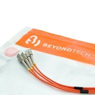 LC to LC Fiber Patch Cable Multimode Duplex - 20m (65ft) - 62.5/125 OM1 - Beyondtech PureOptics Series N14