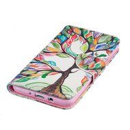 Galaxy J7 2016 Case,Galaxy J7 2016 Cover,ikasus Colorful Painted PU Leather Flip Wallet Pouch Stand Credit Card... N4