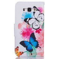 Galaxy J7 2016 Case,Galaxy J7 2016 Cover,ikasus Colorful Painted PU Leather Flip Wallet Pouch Stand Credit Card... N7