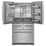 Kitchen Aid KRMF706ESS KRMF706ESS 25.8 Cu. Ft. Stainless Platinum Interior French Door Refrigerator N4