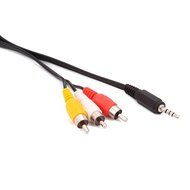 HDE 3ft. Feet RCA Male to 3.5mm Male Jack Composite Audio Video A/V Cable N4