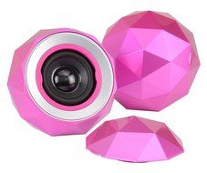 Digital Treasures 09368-PG Lyrix PowerBall X2 Bluetooth Speaker (Red) N5