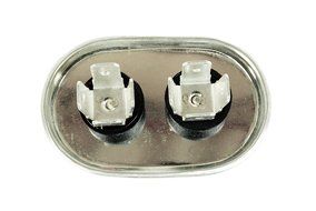 TEMCo Motor Run Capacitor RC0049 - 7.5 mfd uf 370/440 V VAC volt 7.5 uf Oval HVAC TEMCo AC Electric