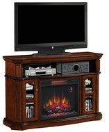 ClassicFlame 23MM1297-C259 Aberdeen TV Stand for TVs up to 60&quot;, Premium Cocoa (Electric Fireplace Insert sold...