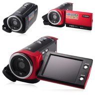 DV40 16.0MP 16X Digital Zoom 2.7" TFT LCD 1280*720 HD Digital Video Camera Recorder - Black / Red N7