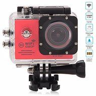 SHZONS 2.0-Inch LCD WiFi Full HD 1080P 12MP Action Camera Sports DV 30M Waterproof Camera,170 Degree Wide Angle... N8