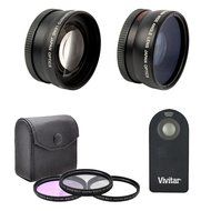 Canon EOS Rebel T6i DSLR Video Creator Kit with 18-55mm &amp; 55-250mm Lens + 32GB Accessory Bundle N3