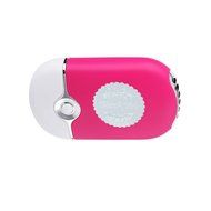 Starsource Handheld Mini Air Condition Fan USB Rechargeable Bladeless Fan (Rose red) N3