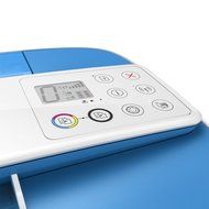 HP DeskJet 3755 Compact All-in-One Photo Printer with Wireless &amp; Mobile Printing, Instant Ink ready - Blue Accent... N28