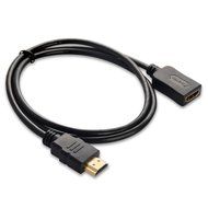 Insten High Speed HDMI Extension Cable M/F, 3 Feet / 1 M, Black N2