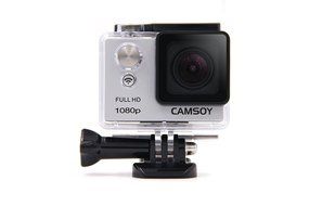 Camsoy F1 Action Camera Wifi Control 2.0inch Color Screen 130mins Recording Time Waterproof Sport Camera