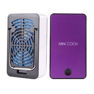 Yosoo Portable Mini Rechargeable USB Powered Air Conditioning Fan Chargeable Hand-held No Leaf Fan Air Conditioner... N3