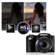 Canon Power Shot SX510 HS Point-and-Shoot Camera + Backup Battery + 32GB Class 10 Memory Card + Card Reader +... N5