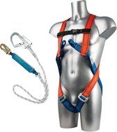 Workwear World Portwest Standard Fall Arrest Safety Kit With Harness &amp; Scaffolding Hook Lanyard