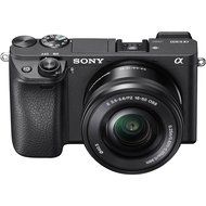 Sony ILCE-6300 a6300 4K Mirrorless Camera w/ 16-50mm + 50mm Prime Lens Bundle includes Camera, 16-50mm Power Zoom... N4
