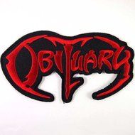 Obituary Heavy Meatal Rock Punk Music Band Logo Patch Sew Iron on Embroidered Appliques Badge Sign Costume Gift...