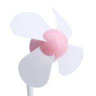 Kocome USB Clip on Fan Rechargeable Battery Home Office Desk Table Crib Cooling Fans (Pink) N3