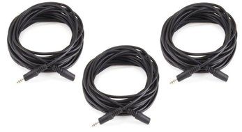 Monoprice 100647 50' 3.5mm Stereo Plug/Plug M/M Cable, Black N18