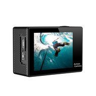 EKEN H9 Wifi Waterproof Action Camera 4K25fps with 2 Batteries + Selfie Stick + Charging Dock (Black) N2