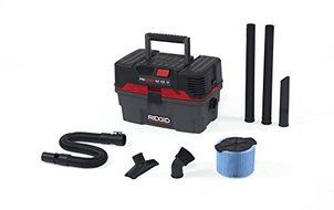 Ridgid 50318 4500RV ProPack Wet/Dry Vacuum, 4.5 gal, Red