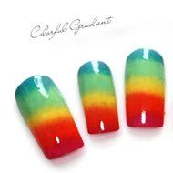 AutumnFall&reg; Nail Art Sponges Stamping Polish Template Transfer Manicure DIY Tool N5