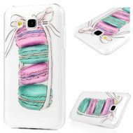 2015 Galaxy J5 Case, YOKIRIN Colorful Clear Skin Shell Slim Fit Case Translucent Impact Resistant Anti Slip Flexible... N5