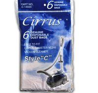 Genuine Cirrus Style C Canister Hepa Bags - 6 Pack C-14020