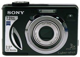 MD) CL) AA) SONY DSC-W7 BLK DIG CAM