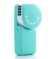 ESUMIC Portable USB Smile Air Conditioner Fan Travel Handheld Rechargeable Cooling Fan Air Purifier Humidifier...