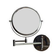 American Imaginations AI-645 8-in. W Round Chrome Wall Mount Magnifying Makeup Mirror With Dual 1x/5x Zoom by...
