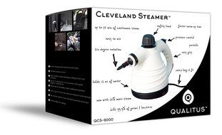 Qualitus Cleveland Steamer ETL Listed Handheld Multi-Purpose Pressurized Steam Cleaner &amp; Sanitizing System w/... N3