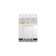 Summit FF6LBI 24&quot; Built In Undercounter Refrigerator with Automatic Defrost and Front Lock FF6LBI N2