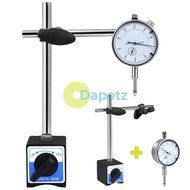 Dapetz &Acirc; Dial Test Indicator Metric DTI Analogue Dial Indicator Test Gauge Magnetic Base Stand Precision Clock...