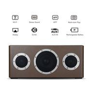 [Apple MFI Certified] GGMM M4 Leather Wireless Wi-Fi/Bluetooth/Multi-Room Play Speaker w/Rechargeable Battery... N16