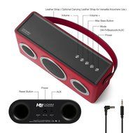 [Apple MFI Certified] GGMM M4 Leather Wireless Wi-Fi/Bluetooth/Multi-Room Play Speaker w/Rechargeable Battery... N18