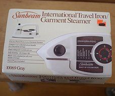 Sunbeam International Travel Iron/Garment Steamer 10069 Gray