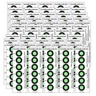 [15 Packs] Dry &amp; Dry Premium Cobalt Free Humidity Indicator Cards(6 Spots) N2