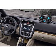 JOJOO 12V Single Swivel Head Car Auto Cooling Air Fan Rotatable Powerful 2 Speed Auto Quiet Ventilation with Kids... N10