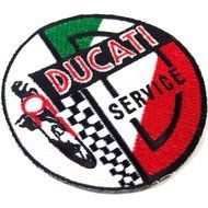 Ducati Service Motorbike Motorsport Motorcycles Biker Vest Jacket T Shirt Sew Iron on Patch. For Collection with... N2