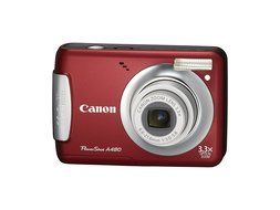 Canon PowerShot A480 10 MP Digital Camera with 3.3x Optical Zoom and 2.5-inch LCD (Silver) N9