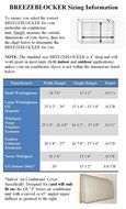 Indoor/Outdoor Air Conditioner Cover for Fedders, Coldpoint and Friederich Units - Width Range 26-3/4&quot; to 27&quot;...