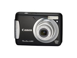 Canon PowerShot A480 10 MP Digital Camera with 3.3x Optical Zoom and 2.5-inch LCD (Silver) N10